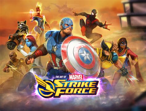 In MARVEL Strike Force, ready for battle alongside allies and arch-rivals in this action-packed, visually-stunning free-to-play game for your phone or tablet. . Marvel strike force